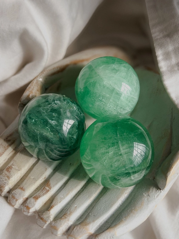 sfera in Fluorite Verde